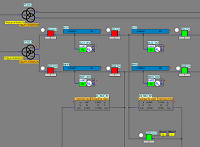 Пример схемы САПР моделей электрических систем