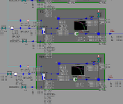 Пример схемы САПР моделей систем теплогидравлики